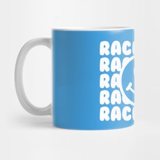 Race Week Smiley Face Design Mug